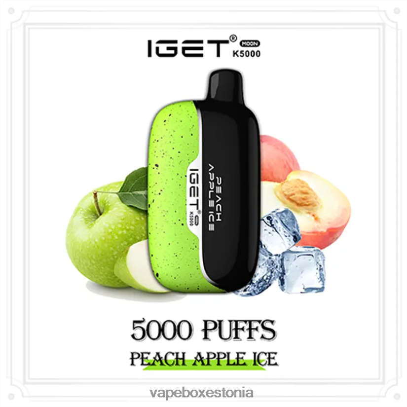 Vape Eesti - virsiku õunajää IGET Moon 5000 k J26P807