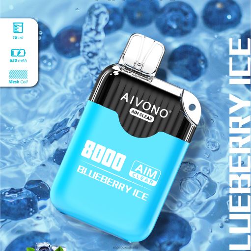 Vape Liquid - mustikajää Aivono AIM CLEAR 8000 BN286206