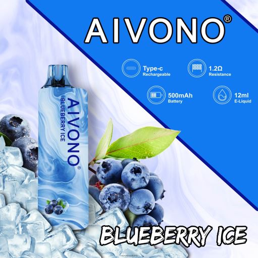 Vape Liquid - mustikajää Aivono AIM GUN 7000 BN286104