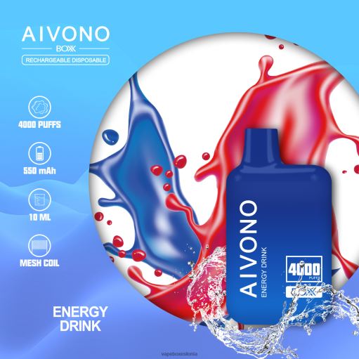 Disposable Vape Eesti - energiajook Aivono AIM BOXX 4000 BN286225