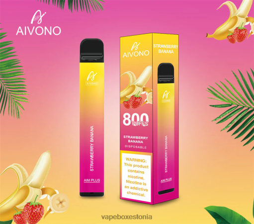 Disposable Vape Eesti - maasika banaan Aivono AIM PLUS 800 BN286192