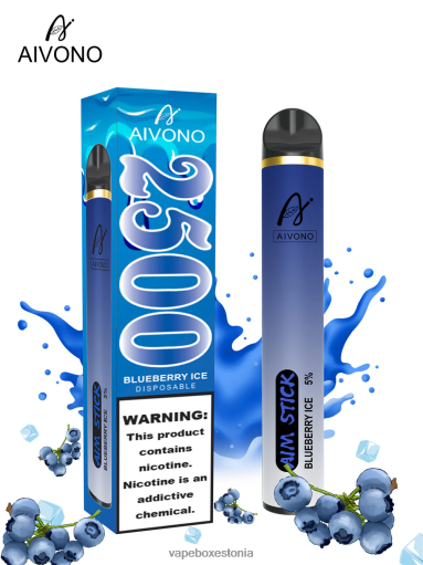 Vape Liquid - mustikajää Aivono AIM STICK 2500 BN286152