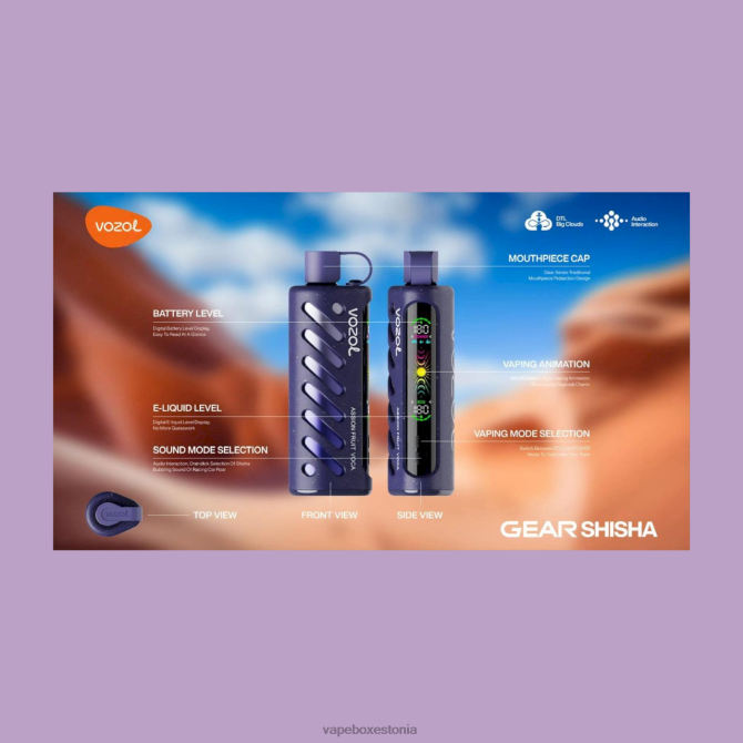 Vape Eesti - VOZOL käik Shisha 25000 XZZ61