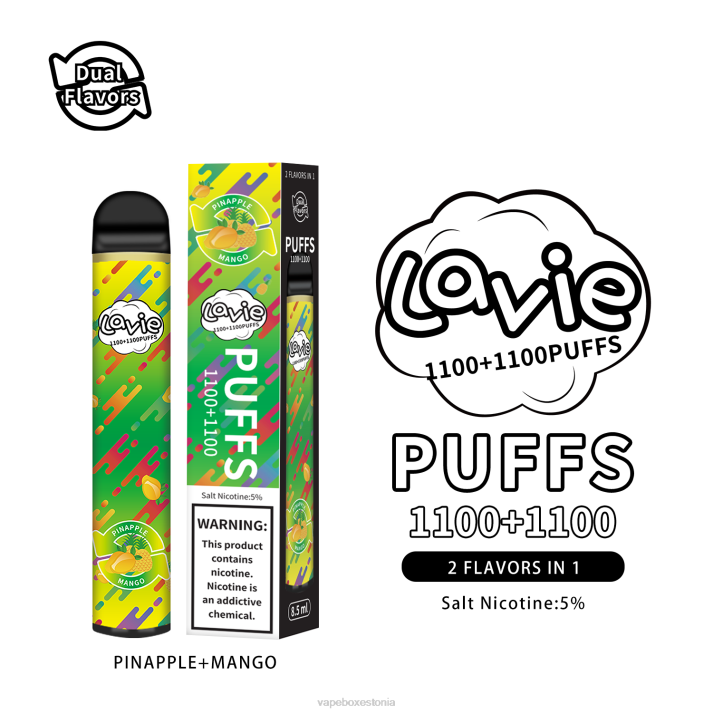 Vape Liquid - ananass/mango 82LZ296 LAVIE BAR Switch 2200 pahvi