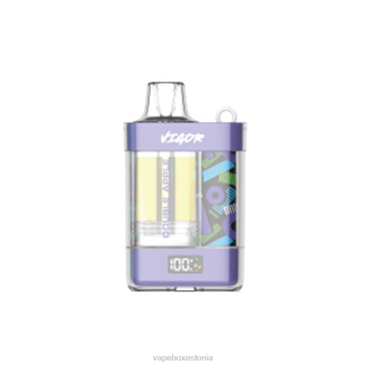 Vape Liquid - kahekordne õun 82LZ5 LAVIE VIGOR 15000 pahvi