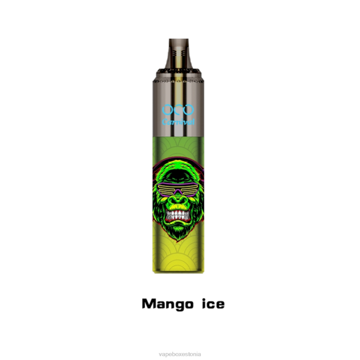 Vape Liquid - mango jää 82LZ353 LAVIE OCO karneval 10000 pahvi