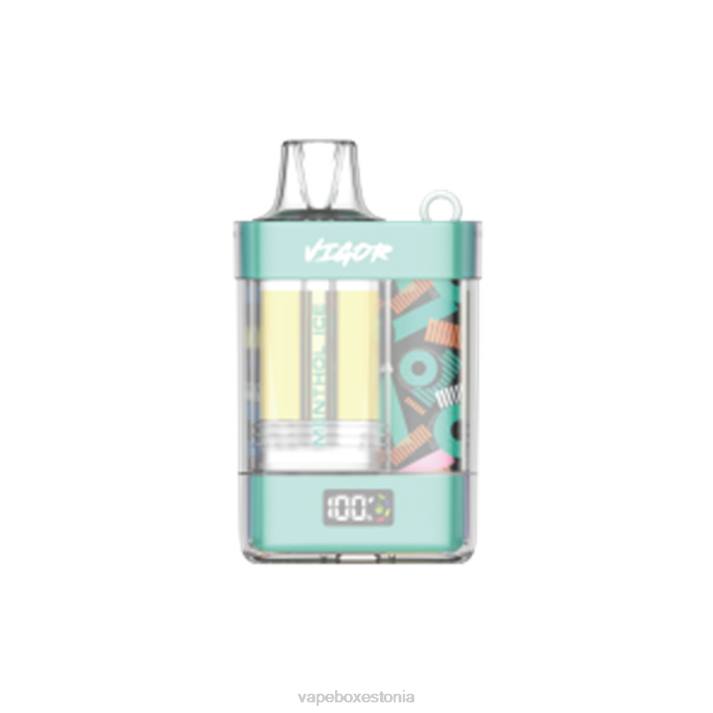 Vape Liquid - mentooli jää 82LZ2 LAVIE VIGOR 15000 pahvi