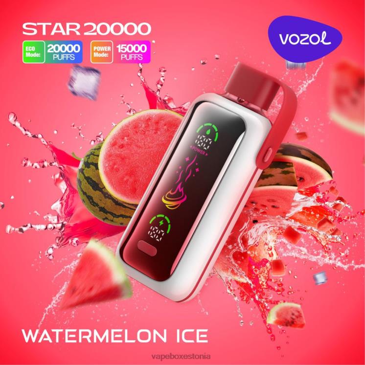 Vape Pen - arbuusi jää VOZOL STAR 20 000 68H203